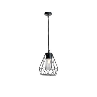 Netlighting MANDALA Outdoor Pendant Ceiling Light Black IP44 29.5cm