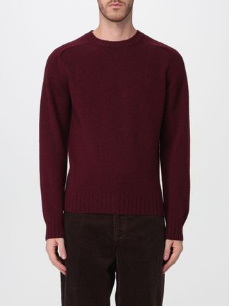 Sebago Maglia girocollo a maniche lunghe in pura lana con bordi a costine