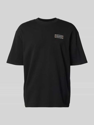 Pegador Oversized T-Shirt mit r&uuml;ckseitigem Print Modell Viborg in Black, Gr&ouml;&szlig;e XL
