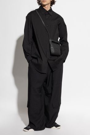 Yohji Yamamoto Shirt With Pocket, Mens, Black