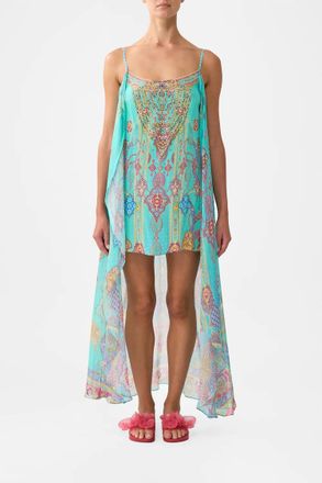 Camilla Mini Dress With Long Overlay In The Concubines Corridor