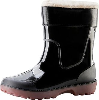 Generic Winter Mens Rain Boots Lightweight Comfortable Outdoor Walking Shoes for Hiking and Daily Use (Black, 8)