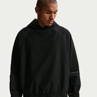 Nike Mens Tech Dri-FIT Shori Knit Utility Hoodie in Black | IF1341-010