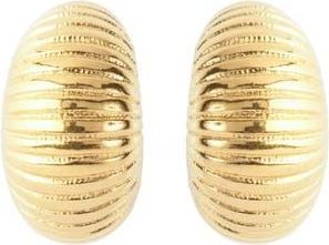 Susan Caplan Vintage 1980s Monet Gold Demi-Hoop Clip-On Earrings at Nordstrom