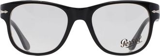 Persol Demo Square Unisex Eyeglasses PO3312V 95 52