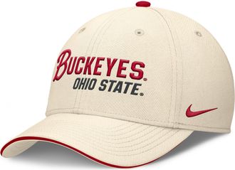 Nike Ohio State Primetime Nike Mens Dri-FIT College Hat in Brown | NC030C3COH-3NB