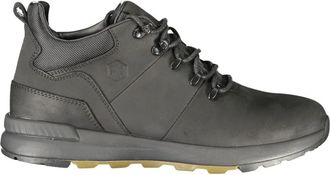 Lumberjack Dominic Veterlaars - Heren - Veterlaarzen - Zwart - 45 EU - Leer - Schoenen