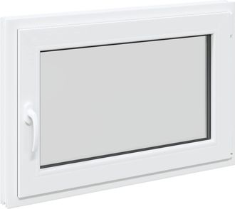 vidaXL Color Interno De Ventana De S&oacute;tano Blanco Risor 90 X 60 Cm Vidaxl