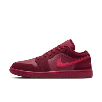 Nike Jordan Womens Air Jordan 1 Low SE Shoes in Red | IB7012-600