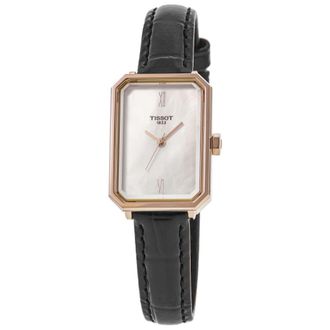 Tissot SRV White Mother of Pearl Dial Leather Strap Womens Watch T160.110.36.113.00