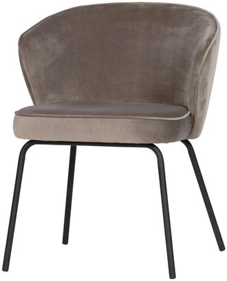 De Eekhoorn Design Esszimmerstuhl Admito, Samt Khaki