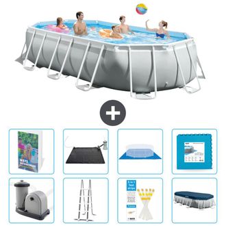 Intex Piscina Prism Frame Oval - 503x274x122 Cm - 9-piezas S621