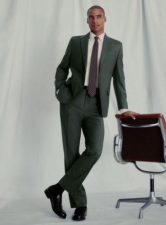 Le 31 Mens Stretch suit Wool weave by Paulo de Oliveira Berlin fit - Regular