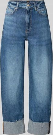 Boss Orange by Hugo Boss BOSS Orange Relaxed Fit Jeans aus reiner Baumwolle Modell C_BALLOON HR FUP in Hellblau, Gr&ouml;&szlig;e 25