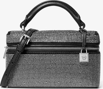 Michael Kors Jana Extra-Small Embellished Suede Convertible Crossbody Bag