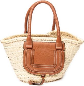 Chlo&eacute; Borsa tote Marcie Basket grande - Toni neutri