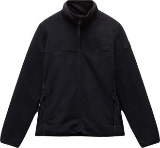 Napapijri Yupik Fleece Sweatshirt - Heren - Vesten met rits - Zwart - XS - Polyester - Hoodies & sweatvesten