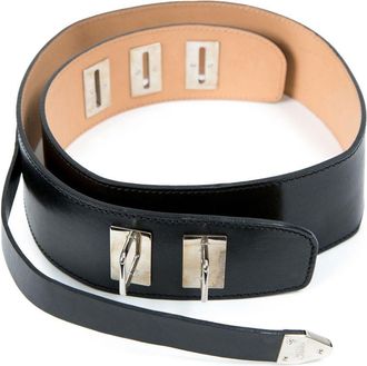 Jean Paul Gaultier Cintura in pelle anni 2000 - Nero