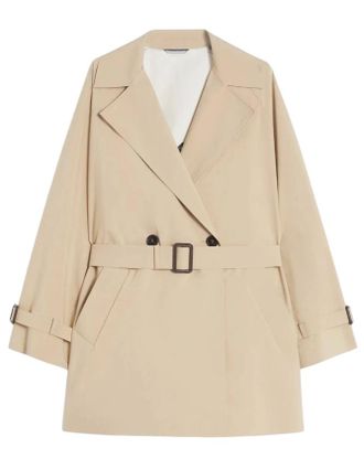 Weekend Ovatta Technical Canvas Trench Coat