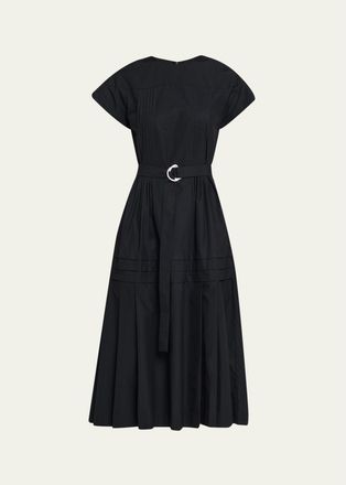 3.1 Phillip Lim Pleated Poplin Midi Dress