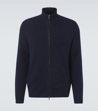 Bogner Dexter wool and cashmere zip-up sweater