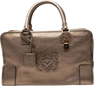 Loewe Pre-owned Handbag - Dames - Vintage Handtas - Geel - ONE Size - Leer - Vintage