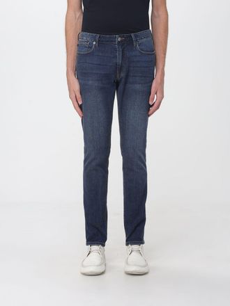 Emporio Armani Skinny Fit Stretch Cotton Denim Jeans with Five Pockets