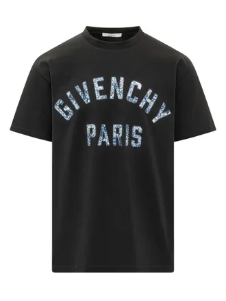 Givenchy Black Crew Neck T-Shirts