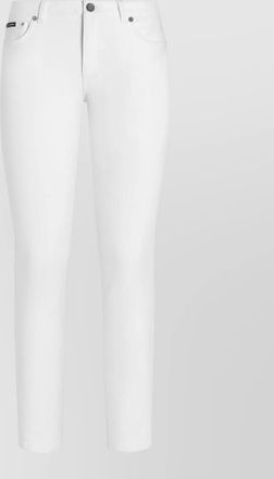 Dolce & Gabbana five pocket trousers belt loops rivets