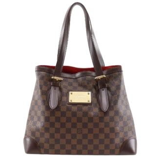 Louis Vuitton Pre-owned Hampstead MM Damier Tote Bag - Dames - Pre-owned - Bruin - Maat: ONE Size
