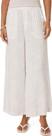 Splendid Angie Stamp Print Palazzo Pants in Fawn Print at Nordstrom, Size X-Small