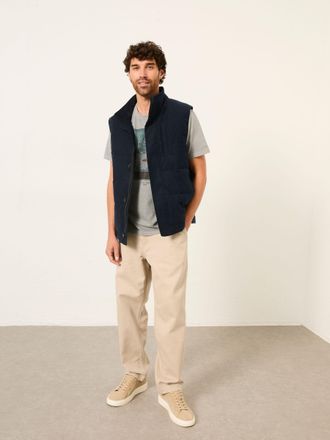 Fat Face FatFace Navy Moleskin Gilet