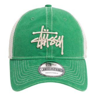 St&uuml;ssy 9Twenty Washed Basic Trucker Green 1311164-GREN