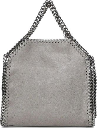 Stella McCartney Falabella Tiny Schoudertas - Dames - Tassen - Grijs - Maat: ONE Size Zijde