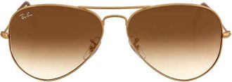 Ray-Ban Aviator Gradient Light Brown Unisex Sunglasses RB3025 001/51 58