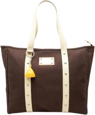 Louis Vuitton Pre-owned Tote Bags, female, Brown, Size: ONE SIZE Pre-owned Antigua Cabas GM