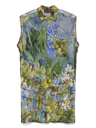 Barbara Bologna printed midi dress - Blue