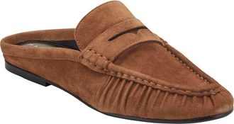Marc Fisher Jaynie Almond Toe Loafer Mule in Medium Natural at Nordstrom, Size 7.5