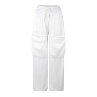 Off-white Off White Cargo-broek van duchesse-satijn voor dames (Wit)