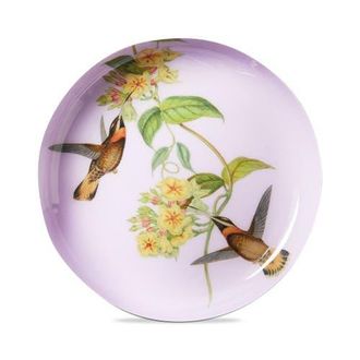 Tag Vintage Hummingbirds Metal Trinket Dish Purple Multi Iron Everyday at Nordstrom