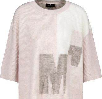 Monari Ronde hals gebreid - Dames - Ronde hals truien - Roze - S - Truien & Vesten