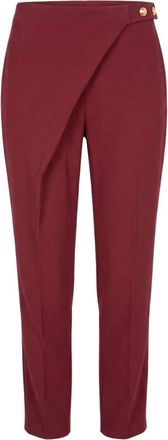 Trussardi Pantalones Tapered - Trousers - Mujer - Rojo - S