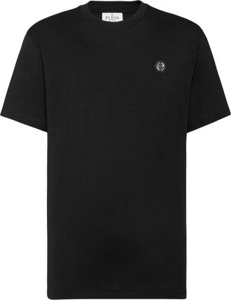 Philipp Plein T-shirt Ronde Hals SS Skull&Bones - Heren - T-shirts - Zwart - S - Katoen - Tops