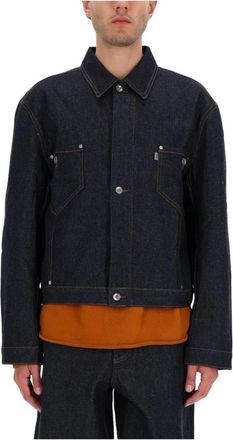 Ymc You Must Create Loft Jacket - Heren - Spijkerjassen - Blauw - XL - Katoen - Jassen