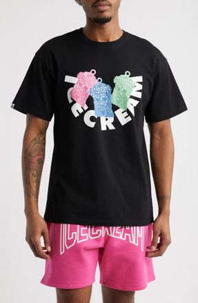 Icecream Pieces Graphic T-Shirt in Black at Nordstrom Rack, Size Xxx-Large