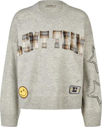 LeComte Maglieria Girocollo - - Knitwear - Donna - Grigio - 2XL