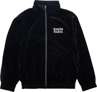 Wacko Maria Giacca sportiva con ricamo - Nero