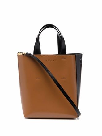 Marni Borsa tote con logo - Nero