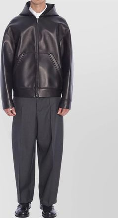 Valentino Garavani wool trousers with belt loops and pockets