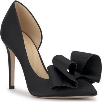 Jessica Simpson Penari Pointed Toe Half dOrsay Pump in Black at Nordstrom, Size 5.5